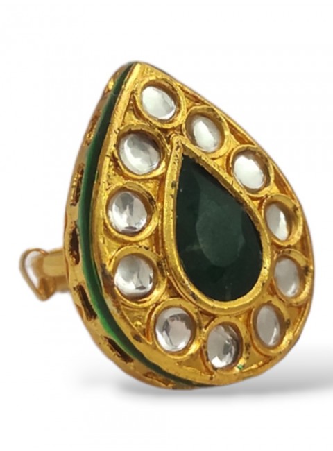 Kundan Finger Ring